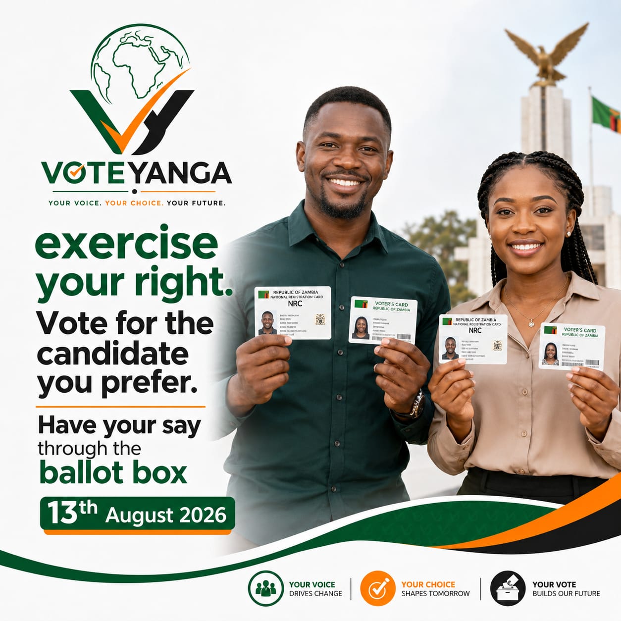 VoteYanga reminder to exercise your right and vote for your preferred candidate